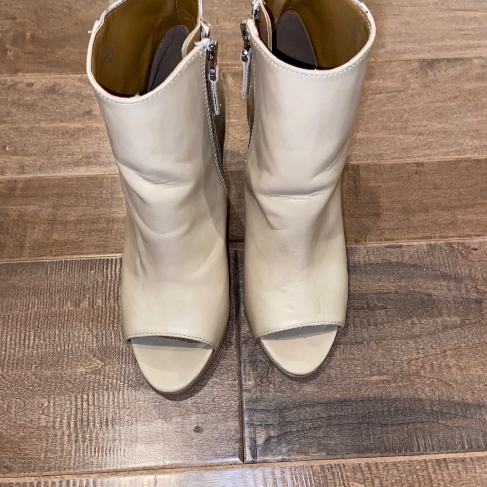 Colorblock Peep-toe Bootie - Picture 7 of 13